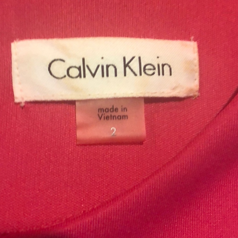 Calvin Klein Sleeveless Fit & Flare Dress Size 2 - Picture 5 of 6
